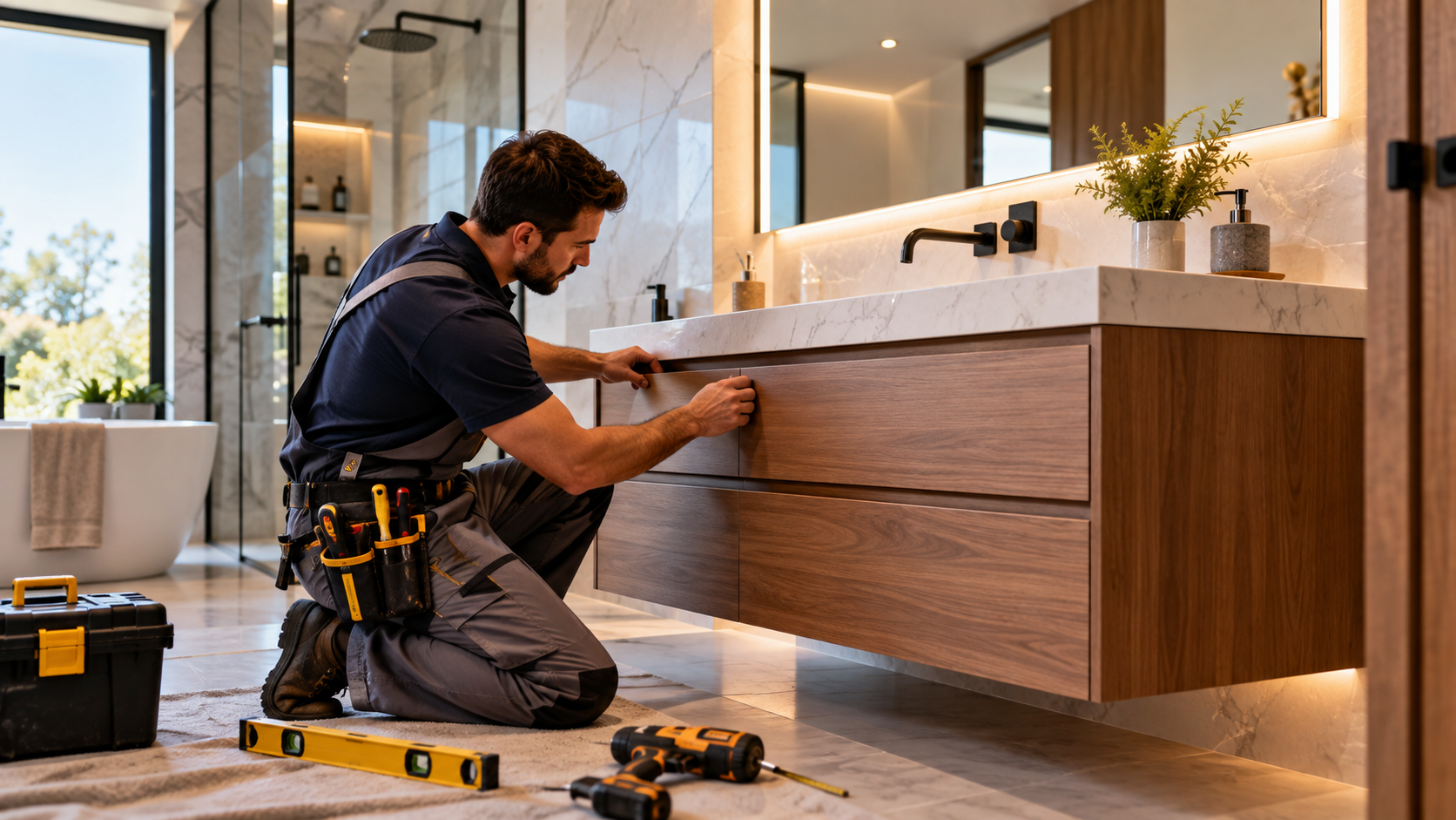 Kitchen benchtop renovation