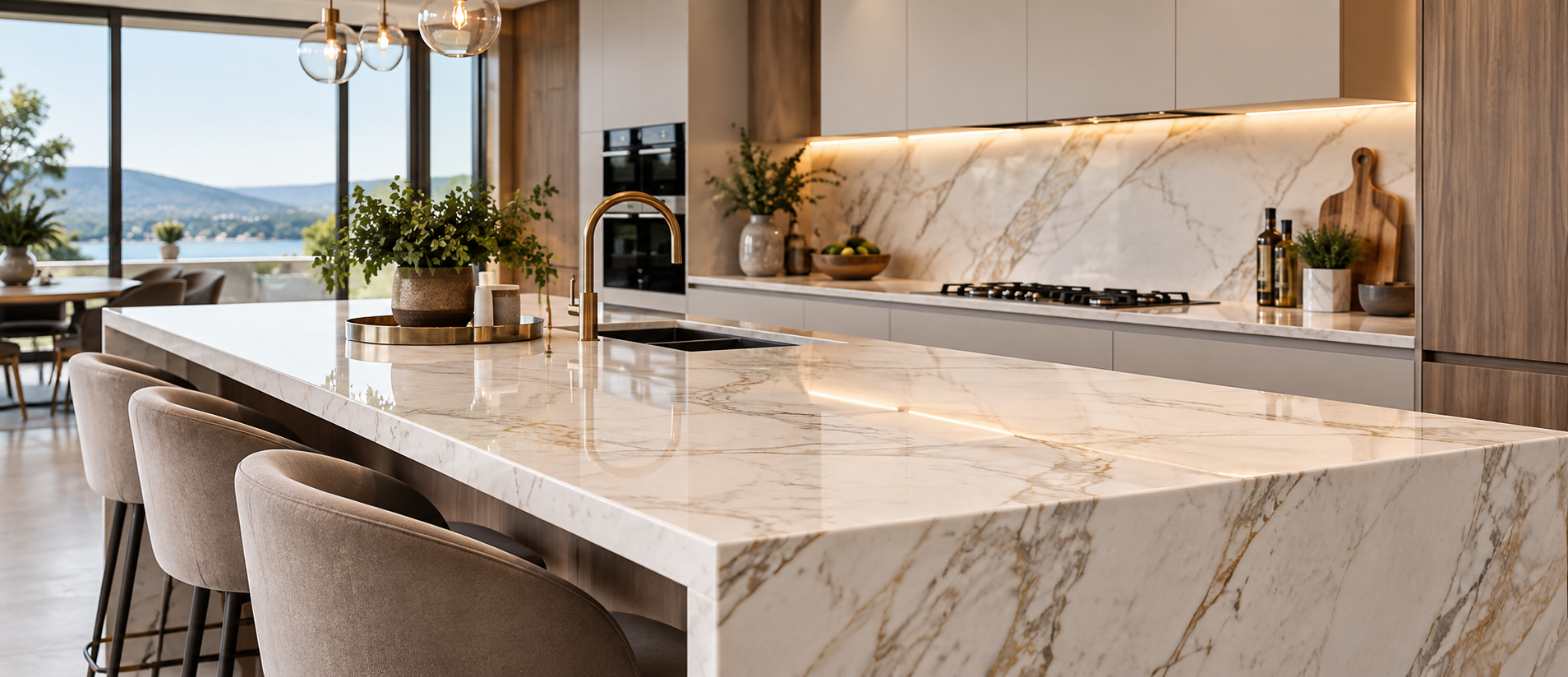 Kitchen benchtop renovation
