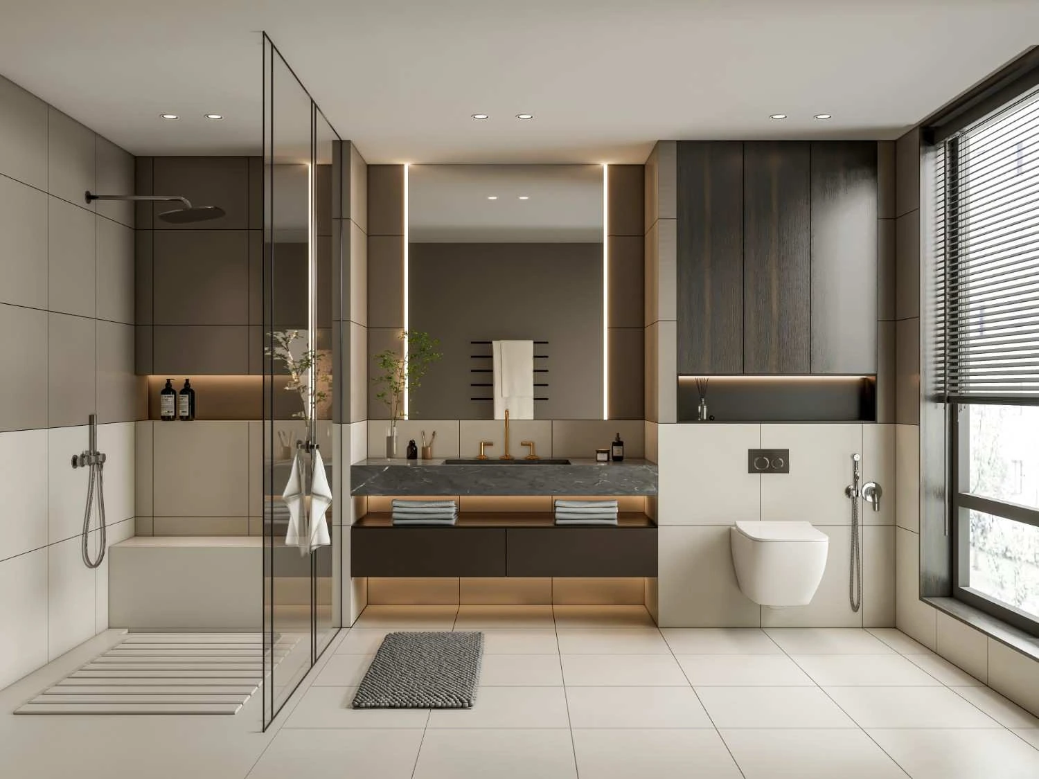 Luxury bathroom renovation project