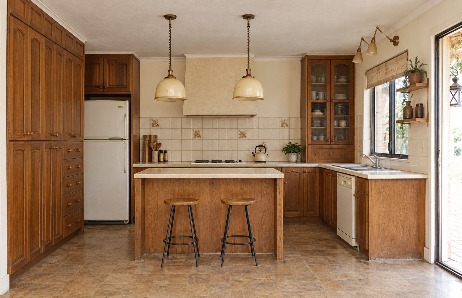 Kitchen before renovation